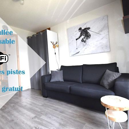 Au Pied Des Pistes: Cozy Studio with Valley Views and Wi-Fi Saint-Jean-d'Aulps Exterior photo